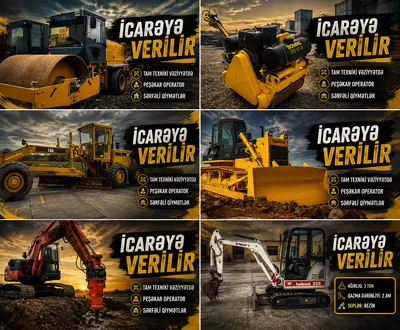 Texnikalar İcareye verilir — 1 AZN, Bakı